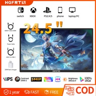 HGFRTEE 24.5-inch Portable Monitor, 2.5K 1440p 165HZ Ultra-High Refresh Rate Gaming Portable Monitor