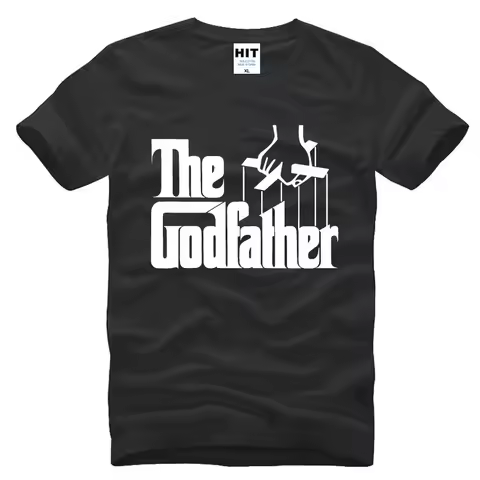 Fashion The Godfather T Shirts Men Letter Printed t shirt Short Sleeve Cotton Casual God Father Tops