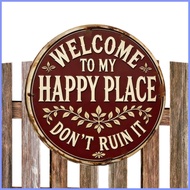 Entrance Door Sign Retro Compact Welcome Sign for Front Door for Spring Summer Fall All Seasons Holi