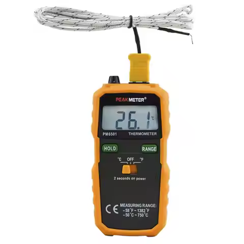 Thermocouple Thermometer, K Type Digital Thermometer Thermocouple 2 Times /