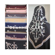 tudung bawal square bidang 48 satin