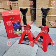 MERAH 3TON JACK STAND 2PCS JACK RESISTANCE JACK 3 TON 3TON 3T RED ATS