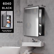 Aluminum Mirror Cabinet Wall Mounted Storage Cabinet Separate Bathroom Mirror Box Bathroom Mirror Kabinet Bercermin