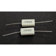 Ceramic Lime Resistor 5W 82Ohm 82 Ohm 82J ...ELECTRON ELECTRON