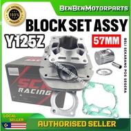 100% ORIGINAL SCK RACING BLOCK KIT SET 57MM Y125/Y125Z/Y125ZR BLOK + PISTON RING KIT SET