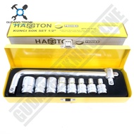 Kunci Shock Set 10pcs HASSTON PROHEX 6PT 12PT / Kunci Sok Set Hasston