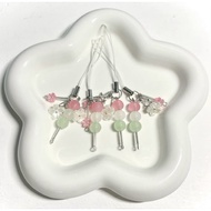 [KEYRING HANDMADE] Cute cherry dango cake handmade keychain