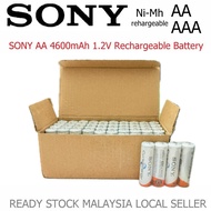[ SONY ] (1Box 50pcs)(AA 4600mAh / AAA NiMH Rechargeable Battery) | 1.2V | Cycle Energy Japan | 2000