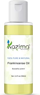 KAZIMA Frankincense Essential Oil - 100% Pure Natural &amp; Undiluted For Skin Care &amp; Hair Care (100ml)