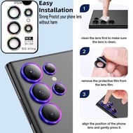 For Samsung Galaxy S23 / S23+ / S23 Plus / S23 Ultra / S23ULTRA / S23PLUS Camera Lens Tempered Glass