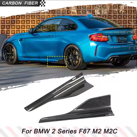 Carbon Fiber / FRP Car Side Skirts Splitters Cupwings Winglets Canards Apron For BMW 2 Series F87 M2