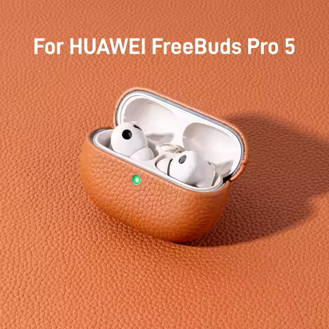 For HUAWEI FreeBuds Pro 5 Leather Case Business Earphone Cases For FreeBuds Pro 5 Generation Cover H