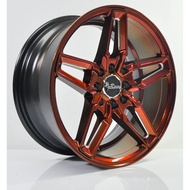 NW3 16 inch 4X100 4X114.3 CAR SPORT RIMS CHEAP WHEELS COPPER MILLING /  SILVER MACHINE FACE