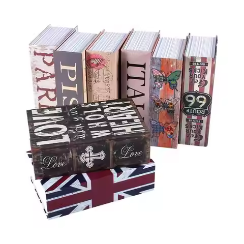 Secret Hidden Safe Security Box of Dictionary Book Shape Key Box For Money Cash Jewelry Safe Deposit