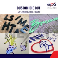 Custom Die Cut 3D Lettering / Shapes / Logo Signage | CNC Router Die Cut Service