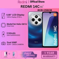 Xiaomi Redmi 14C Smartphone | Mediatek Helio G81 Ultra | 6.88" IPS LCD Display | 50MP Triple Camera