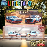 Hot Wheels Premium Twin 2 Pack Lancia Rally 037 Fiat 131 Abarth Gulf