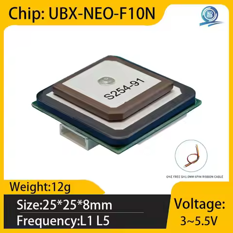 UBX-F10N GNSS/GPS Positioning Module RTK High-Precision Centimeter Level Differential GPS Full Syste