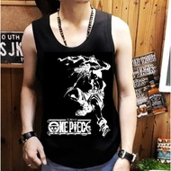 Yc Collection / Men's Singlet with Latest Cartoon Pattern Luffy Shadow Image / Men's Clothing