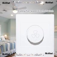 FKILA Speed Control Switch 86*86mm Stepless Speed Regulation Durable Rotary Switches