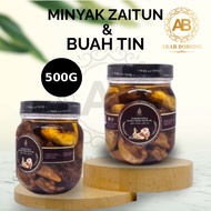 Minyak Zaitun dan buah tin | Figs and olive Oil | jar | Natural Product |  | 100% Semulajadi