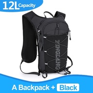 12L Lightweight Hydration Backpack, Running Bag, Hydro Water Daypack for Cycling Hiking Rave for Men