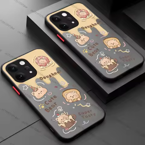 Luxury Translucent Case For Vivo S50 Pro Mini V70 Elite iQOO Z11x Z10 Turbo Plus Skin-Friendly Matte
