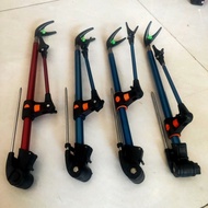 2.4米加粗加硬不鏽鋼炮台支架（帶地插）｜釣箱釣椅兩用｜野釣必備」