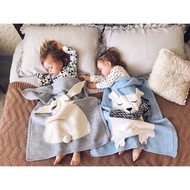 Pattern wool blanket for baby