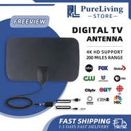 READY STOCK Indoor Digital TV Antenna Ariel, 1080P HDTV Aerial for MYTV