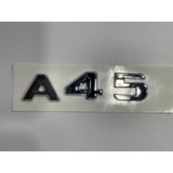 Mercedes A45 Emblem Logo chrome