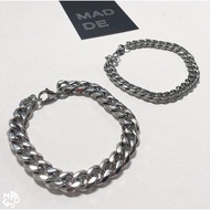 Snake chain 7mm - 10mm bracelet/ Titanium snakeskin chain bracelet for men and women / BSC7 / BSC10