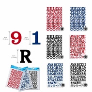 Letter PVC Sticker (Sunproof & Waterproof) 3cm