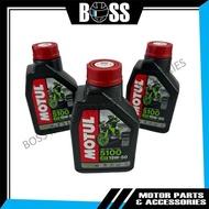 [MOTUL] 4T 5100 (SAE 15W50) Semi Synthetic Motorcycle Engine Oil Minyak Hitam Motor (1L)