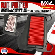 NEW AIR FILTER WAVE 110 WAVE ALPHA EX5 DREAM 110 FI DASH 110 FI DASH 125 CX 110FI ALPHA FI EX5 FI