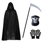 Death Demon Vampire Sickle Prop Cape Cape