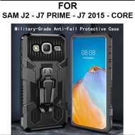 CASE HP SAMSUNG J2 Prime Grand Prime J4 + J6 + J7 J7 Prime J7 Core CASING STANDING BACK KLIP HARD CA