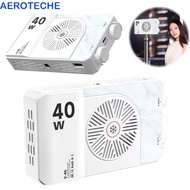 AEROTECHE RGB LED Camera Light, 40W 2800-9000K Mini LED Video Lamp, Compact FX 8 Modes Adjustable CR