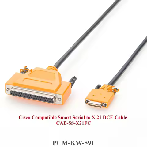 Cisco Compatible Smart Serial to X.21 DCE WAN Cable CAB-SS-X21FC for Cisco Routers & Access Servers 
