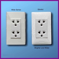 Panasonic&K?15929fFDuplexHqOutletJpwithsZGroundekReceptaclerWIDE(weg)pand SlimArt Series(WSAG)