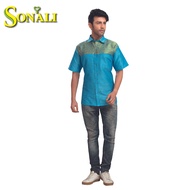 Sonali Men's Shirt Modern Casual Indian Traditional (Top) Tshirt Men Fashion Indian Kurta For Men Q0