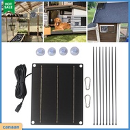 canaan|  -20 to 60 Degrees Celsius Weather Resistant Solar Fan Energy-saving Pet Cage Fan 6w High-po