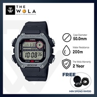 (2 Years Warranty) Casio Women Digital Watch DW-291H-1A Black Resin Strap