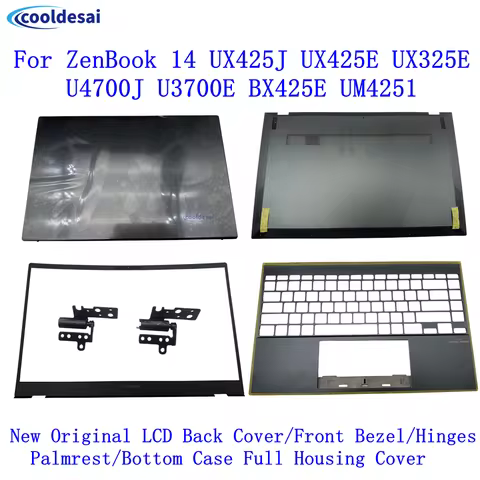 New For ZenBook 14 UX425 UX425J UX425E UX325E U4700J U3700E BX425E UM4251 LCD Back Cover/Front Bezel