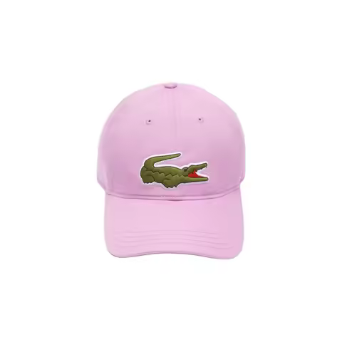 LACOSTE Organic Cotton Baseball Caps Unisex Pink