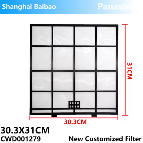 2PCS/SET For Panasonic/Rasonic 30.3X31cm CWD001279 Customized Air Conditioner Filter Spilt Type Dust