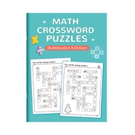 Math CrossWord Puzzles Game: 1-12 Multiplication and Division Times Table Criss Cross Challenges Mat