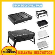 Portable BBQ Grill Barbecue for Camping Picnic bbq grill tray grill pan tempat bakar satay besi bakar satay bbq tray