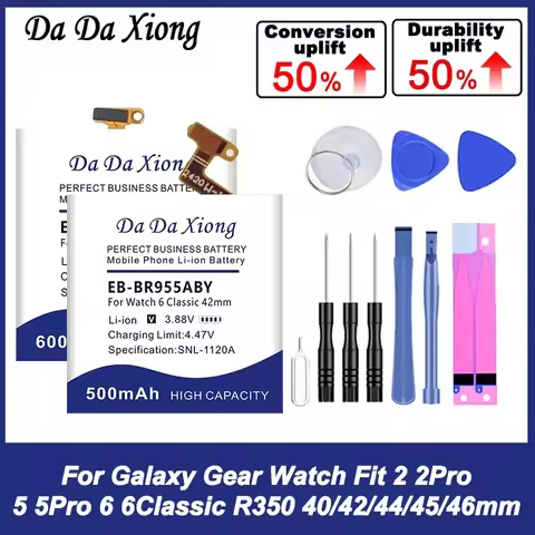 EB-BR935ABY EB-BR900ABY EB-BR955ABY New Battery For Samsung Galaxy Gear Watch Fit 2 2Pro 5 5Pro 6 6C