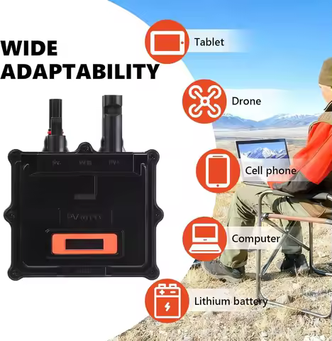 ELEJOY 65W Solar Charger Type C Output PV PD Converter for Cell Phone Computer iPad Lithium Battery 